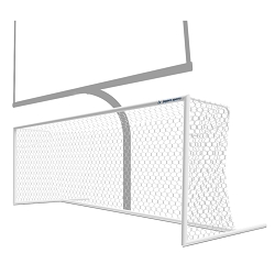 Nova Premier Adjustable Goal (8 ft.H x 24 ft.W x 4 ft.B x 9.33 ft.D) - NCAA, NFHS, FIFA, and ASTM Compliant