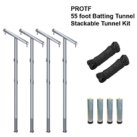 PROTF-55A - Batting Tunnel Frame - Professional Outdoor (55 ft.) - Multiple Tunnel Adaptor